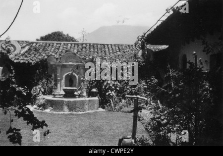 Guatemala Amérique Centrale Juillet 1947 vierge de Guadalupe l'architecture espagnole Banque D'Images