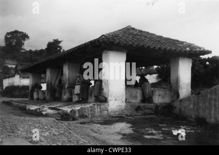 Guatemala Amérique Centrale Juillet 1947 Marché des femmes Banque D'Images