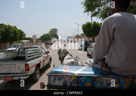 Transport pour les touristes de la Haute Egypte Edfou Banque D'Images