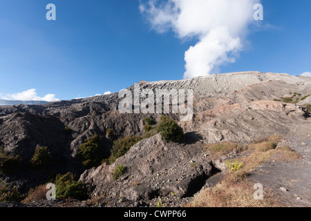 Le Mont Bromo au lever du soleil, du paysage, de l'île de Java, Indonésie Banque D'Images