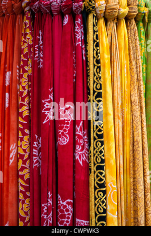 Foulards colorés sur l'écran Banque D'Images