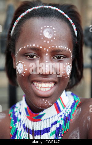 Portrait de femme Xhosa Afrique du Sud Banque D'Images