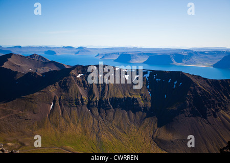 Paysage de l'Islande, région Westfjords, Europe Banque D'Images