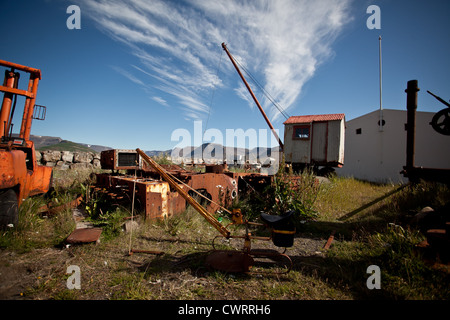 Campagne de l'Islande, région Westfjords, Europe Banque D'Images