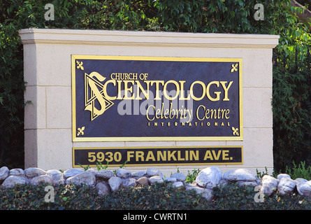 Hollywood l'Église de scientologie Celebrity Centre. Banque D'Images