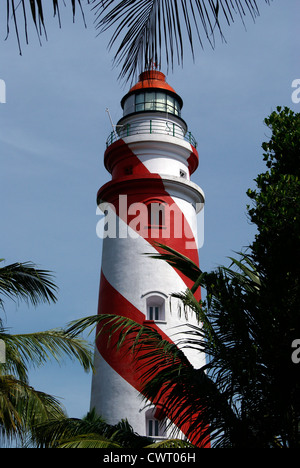 Thangassery Beach Lighthouse 144 pieds de grand phare construit par les Anglais en Inde, à Kollam et les plus grands Light House dans le Kerala Banque D'Images