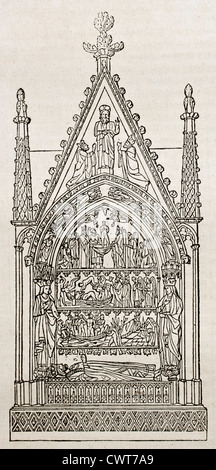 Tombeau du Roi Dagobert Banque D'Images