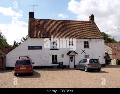 Le Lord Nelson pub, Burnham Thorpe, étaient Nelson est né, UK Banque D'Images