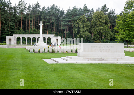 Cimetière de guerre du Commonwealth, Heerstrasse, Berlin, Allemagne Banque D'Images