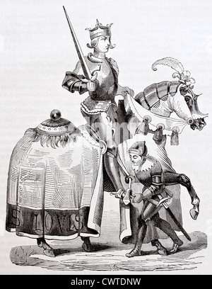 Louis IX de France Banque D'Images