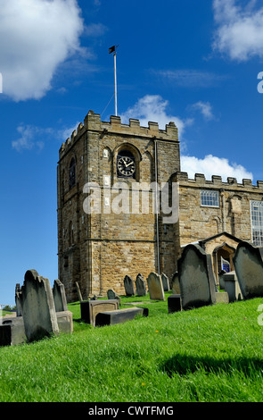 Eglise St Mary the Virgin Whitby, North Yorkshire angleterre uk Banque D'Images