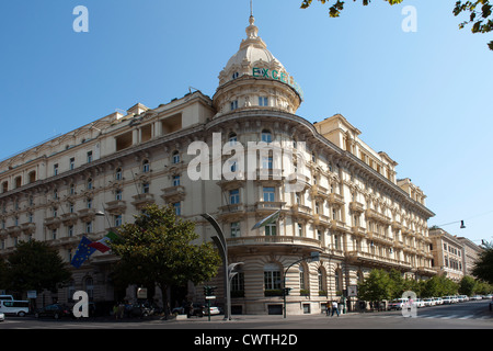 Excelsior Hotel, via Vittorio Veneto, Rome, Italie. Banque D'Images