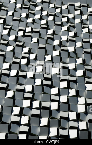 Parking,Édifices Sheffield Le Cheeesgrater. Banque D'Images