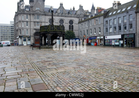 Le Mercat cross en Ecosse aberdeen castlegate uk Banque D'Images