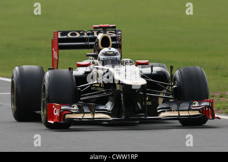 Kimi Raikkonen, (Lotus F1) Grand Prix de Grande-Bretagne, Silverstone UK. La formule 1, F1 Banque D'Images