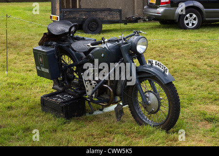 Moto BMW en temps de guerre Banque D'Images