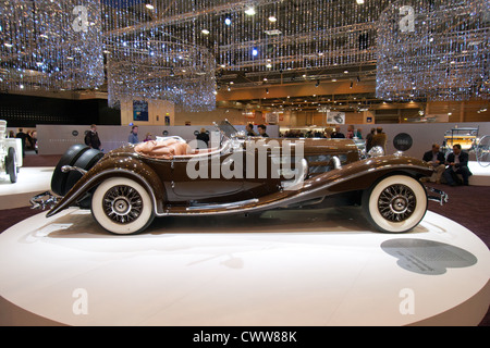 1934 Mercedes-Benz 500K au Techno Classica Essen Motor Show 2011 Banque D'Images