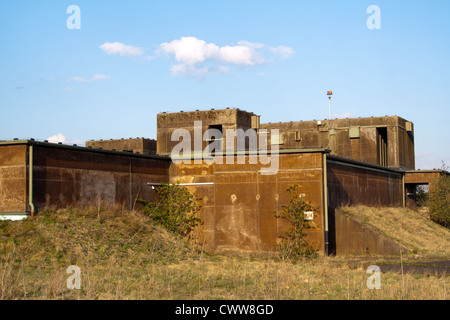 À la base aérienne de bunkers abandonnés RAF Laarbruch en Allemagne Banque D'Images
