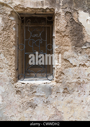 Vu de l'architecture maltaise sur les rues de l'île de Malte, mer Méditerranée Banque D'Images