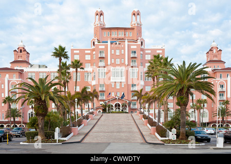 Loews Don CeSar Hotel sur le golfe du Mexique à St Pete Beach, Floride Banque D'Images