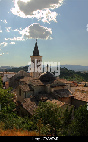 Cathédrale di s Maria Assunta spoleto italie Banque D'Images