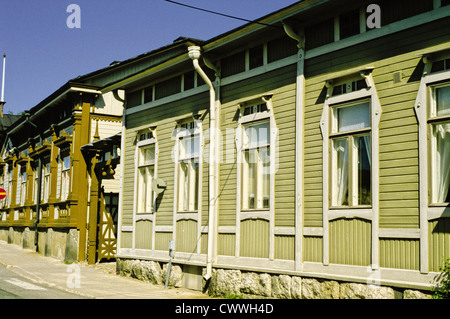 Vieille ville de Rauma, Finlande - Site du patrimoine mondial de l'UNESCO Banque D'Images