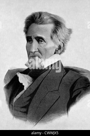 Andrew Jackson (1767-1845) sur l'ancien à partir de 1899. 7e président des États-Unis au cours de 1829-1837. Banque D'Images