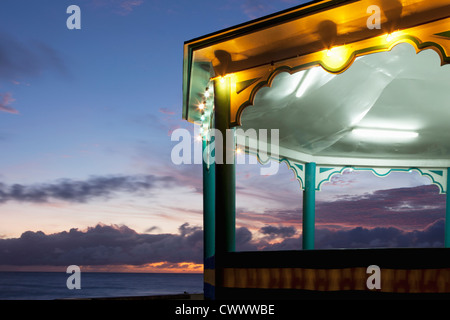 Coucher du soleil vu du belvédère orné Banque D'Images