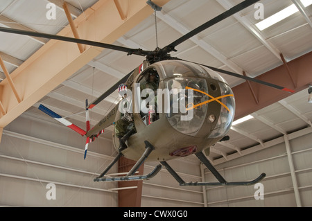 Hélicoptère Hughes/MD 500 at War Eagles Air Museum, Santa Teresa, New Mexico, USA Banque D'Images