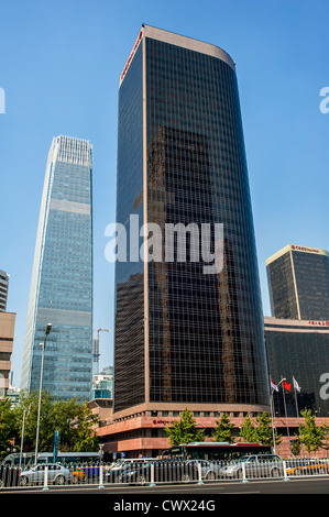 Gratte-ciel en CBD area, Beijing Banque D'Images