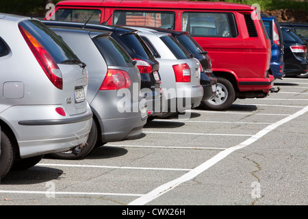 Territoires de l'aire de stationnement, notion de droit, les places de parking à l'Allemagne, de l'Europe Banque D'Images