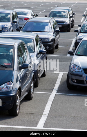 Territoires de l'aire de stationnement, notion de droit, les places de parking à l'Allemagne, de l'Europe Banque D'Images