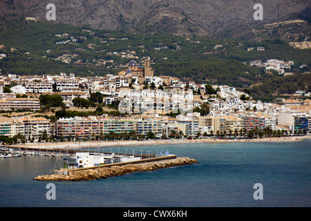 Costa Blanca, Espagne, Altea, Bernia Ridge Banque D'Images