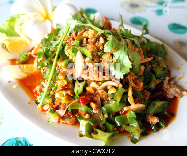 Salade de haricots à ailes, de l'alimentation de la Thaïlande Banque D'Images