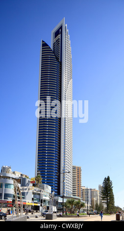 Âme Apartments Surfers Paradise 77 étages d'appartements résidentiels le dernier tour pour y être construit à Surfers Paradise 2012 Banque D'Images