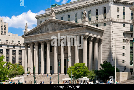 Cour suprême des États-Unis, la construction de nouveaux palais de justice du comté de York, New York City, USA