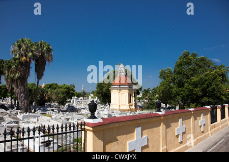 L'immense cimetière Colon abrite aujourd'hui les vestiges de presque autant qu'il y a de résidents vivant dans la ville de La Havane, Cuba. Banque D'Images