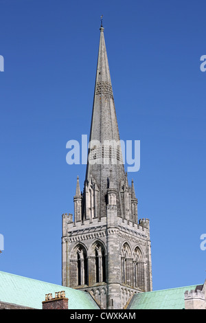 Clocher de la cathédrale, Chichester, West Sussex, UK Banque D'Images