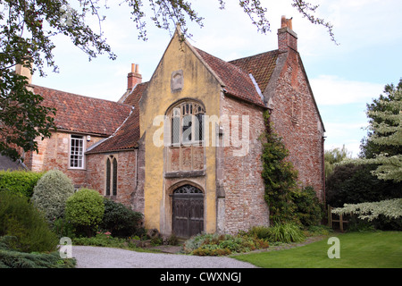 Wells Somerset UK la nervure d'une ancienne maison canoniale du 15e siècle se trouve à côté de la cathédrale de Wells Banque D'Images