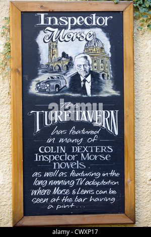 Le célèbre tableau d'Oxford Tavern à gazon Banque D'Images