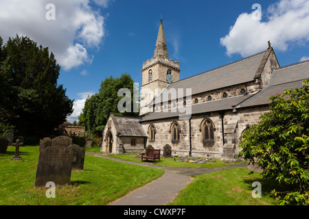 L'église paroissiale de Saint Ricarius dans Aberford. Banque D'Images