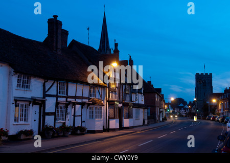 High Street, Henley-in-Arden, Warwickshire, UK Banque D'Images