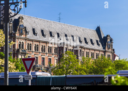 Gallia, résidence étudiante, hébergement en dortoir, de Neustadt, Strasbourg, Alsace, France, Europe, Banque D'Images