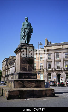 Statue de Robert Dundas, 2e vicomte Melville Melville Street, New Town, Édimbourg, Écosse, Royaume-Uni Banque D'Images