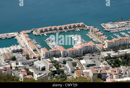 Queensway Quay Marina Gibraltar Banque D'Images