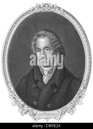Moritz August von Thuemmel, 1738 - 1817, un écrivain allemand, Banque D'Images
