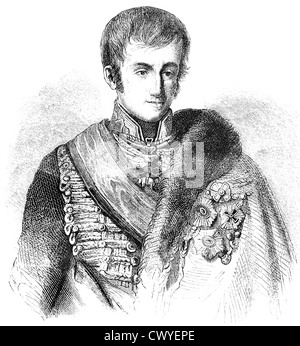 Karl Ferdinand I Leopold Joseph Franz Marcellin le bon, 1793 - 1875, l'empereur d'Autriche et roi de Bohême, et Hungaria Banque D'Images