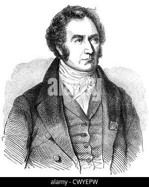 Dominique François Jean Arago ou Joan Francesc Domènec Arago, 1786 - 1853, un physicien et homme politique français, Banque D'Images