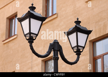 Close up of retro lampe de rue Banque D'Images