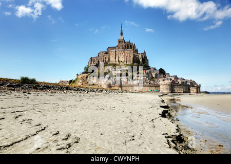 Mont St Michel Normandie France Banque D'Images